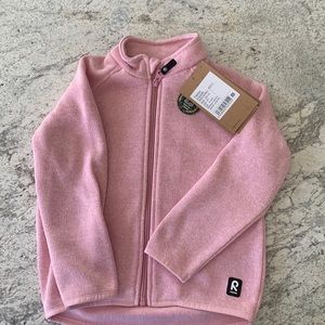 Girls Reima fleece jacket